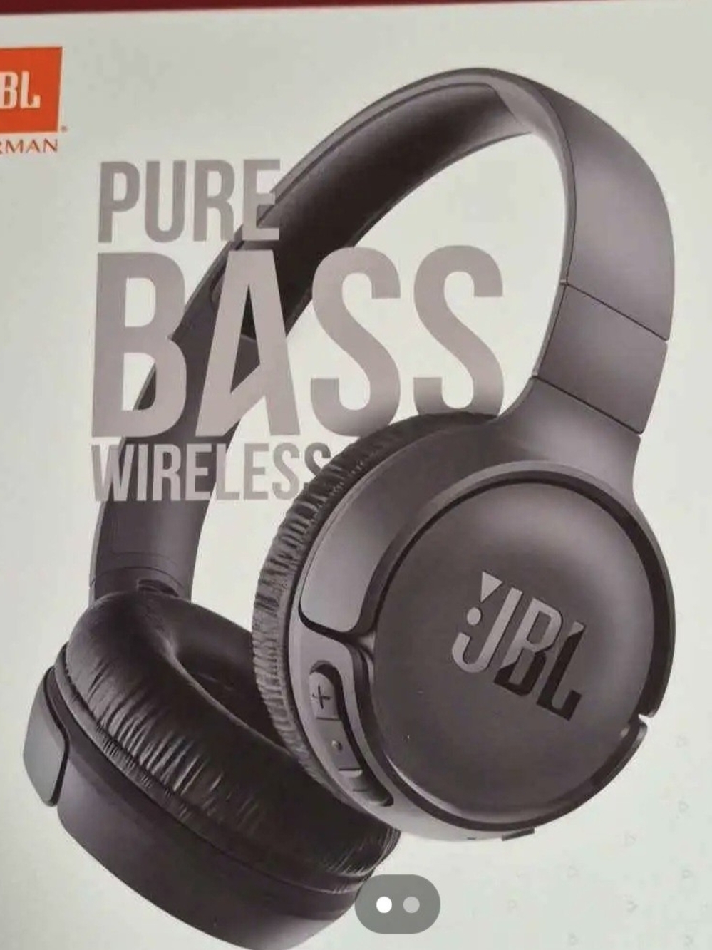 JBL Wireless Over-Ear Headphones — Black